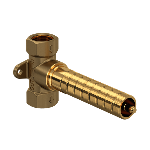 Unfinished 3/4" Counterclockwise Volume Control Rough-In Valve