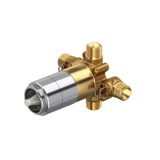 Unfinished 1/2" Therm & Pressure Balance Rough-in Valve With up to 3 Functions