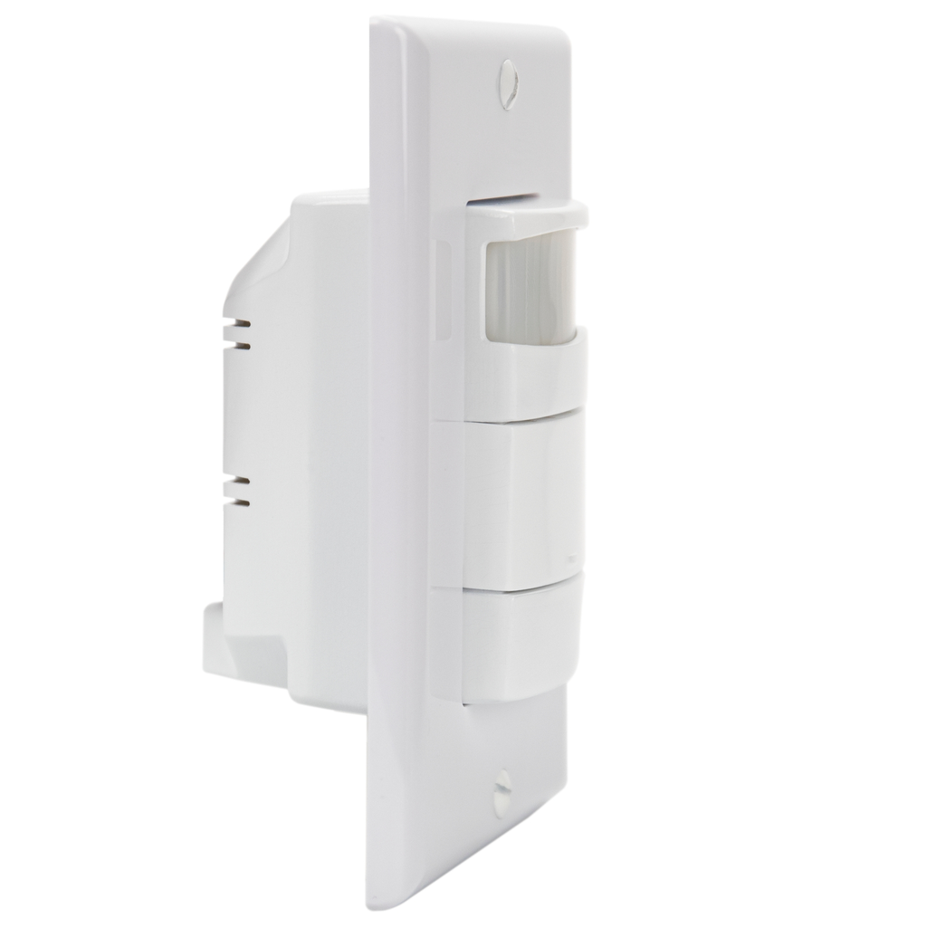 Product image for Intermatic ALC-PI-BT-WH PIR In-Wall Occupancy/Vacancy Sensor
