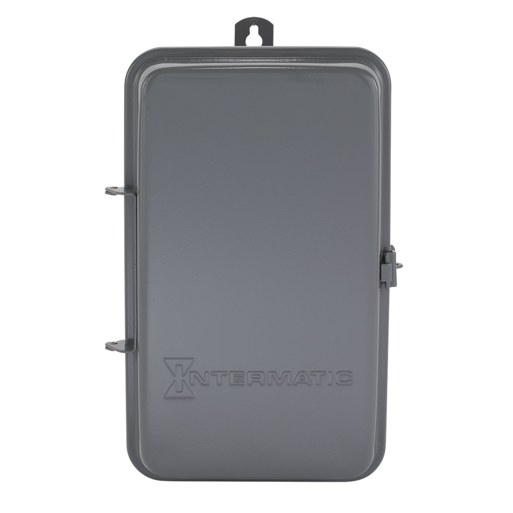Product image for Intermatic T102R NEMA 3R Steel Case 208 to 277 VAC 60 Hz 40 Amp SPST Electromechanical Time Switch