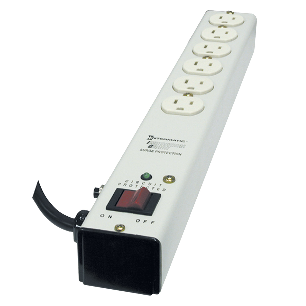 Product image for Intermatic IG20B123 SURGE PRTECT 6 SPEC OUTLET 6'C .W-IV