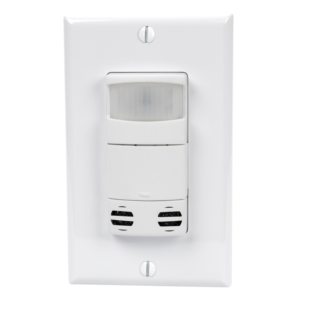 Product image for Intermatic ALC-DT-BT-WH Dual Tech In-Wall Occupancy/Vacancy Sensor