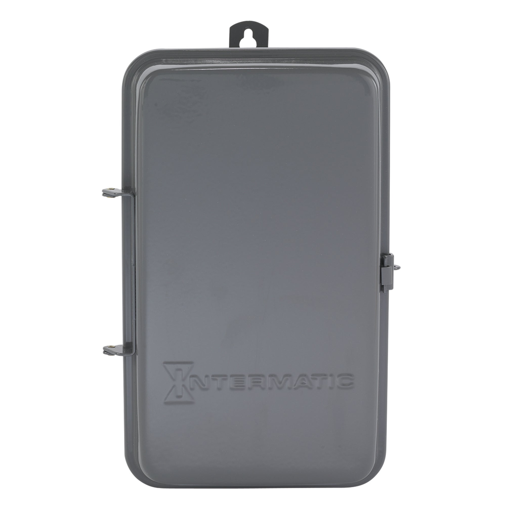 Product image for Intermatic T103R NEMA 3R Steel Case 125 VAC 60 Hz 40 Amp DPST Electromechanical Time Switch