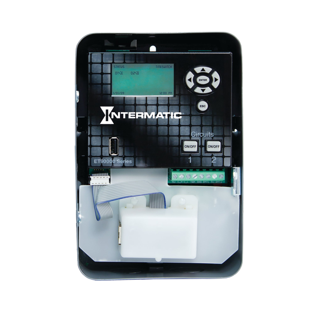 Product image for Intermatic ET90215CE 2 CKT TIME SW/INDOOR W/ETH