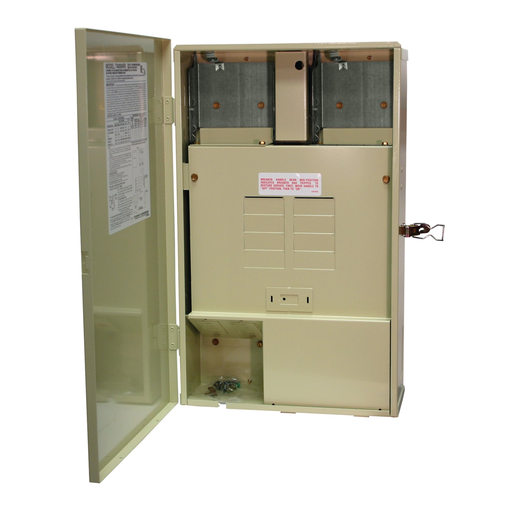 Product image for Intermatic T40000R4 NEMA 3R Load Center 120/240 VAC 60 Hz 125 Amp DPST Control System