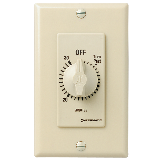 Product image for Intermatic FD30MC 30 Minute 125 to 277 VAC 60 Hz SPST Ivory Countdown Timer
