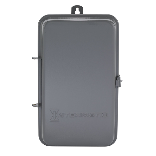 Product image for Intermatic T102R NEMA 3R Steel Case 208 to 277 VAC 60 Hz 40 Amp SPST Electromechanical Time Switch