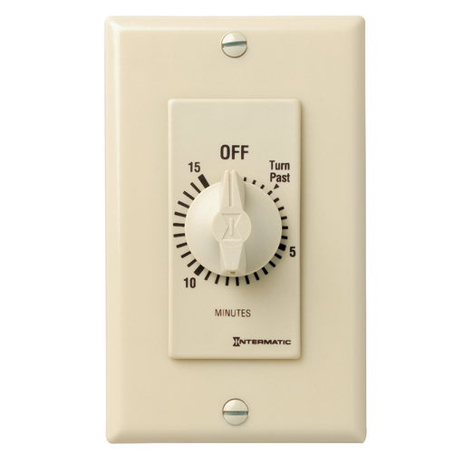Product image for Intermatic FD15MC 15 Minute 125 to 277 VAC 60 Hz SPST Ivory Countdown Timer