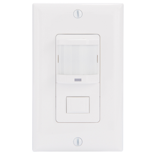 Product image for Intermatic IOS-DPBIMF-WH ON/OFF PB 150D WH INCD-MAG FLU CNTRL WHT