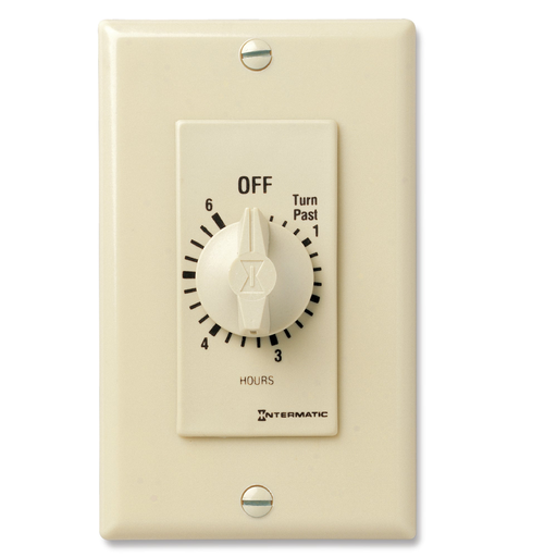 Product image for Intermatic FD6H 6 Hour 125 to 277 VAC 60 Hz SPST Ivory Countdown Timer