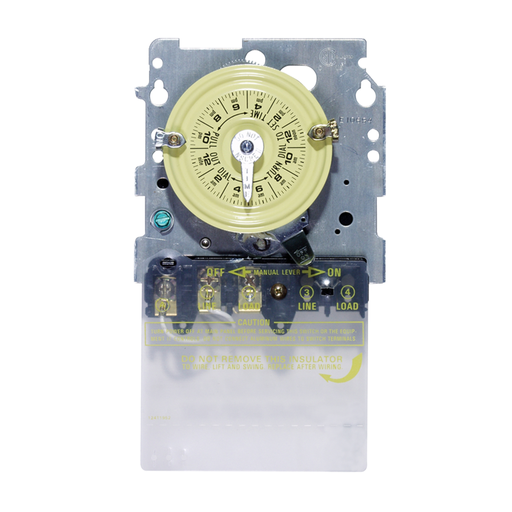 Product image for Intermatic T106M 208 to 277 VAC 60 Hz 40 Amp SPDT Electromechanical Time Switch