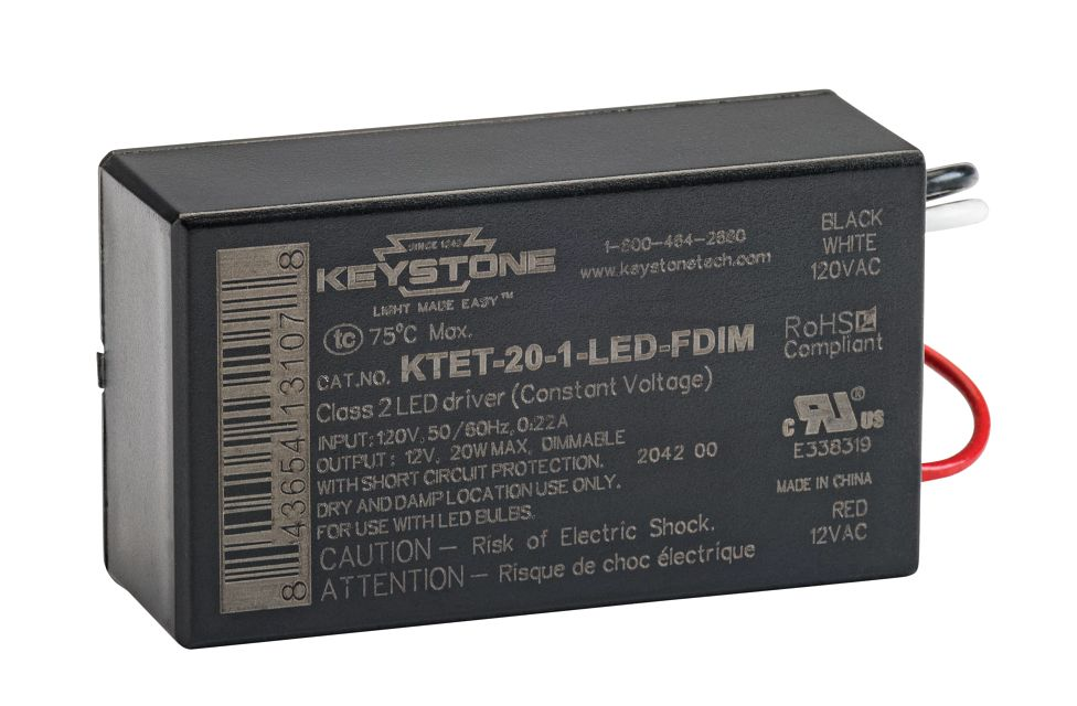Product image for Key KTET-20-1-LED-FDIM 20W Low Volt