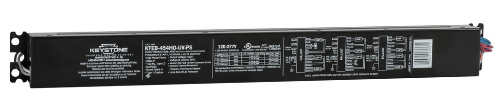 Product image for Key KTEB-454HO-UV-PS-DP 4x F54T5HO,