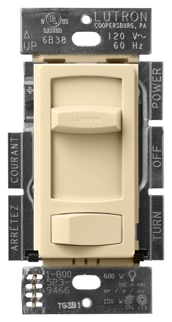 Product image for Lutron CTCL-153PH-IV CONTOUR CFL/LED C