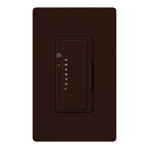 Product image for Lutron MA-T51-BR 120 VAC 5 Amp 1-Pole Brown Countdown Timer Control Switch