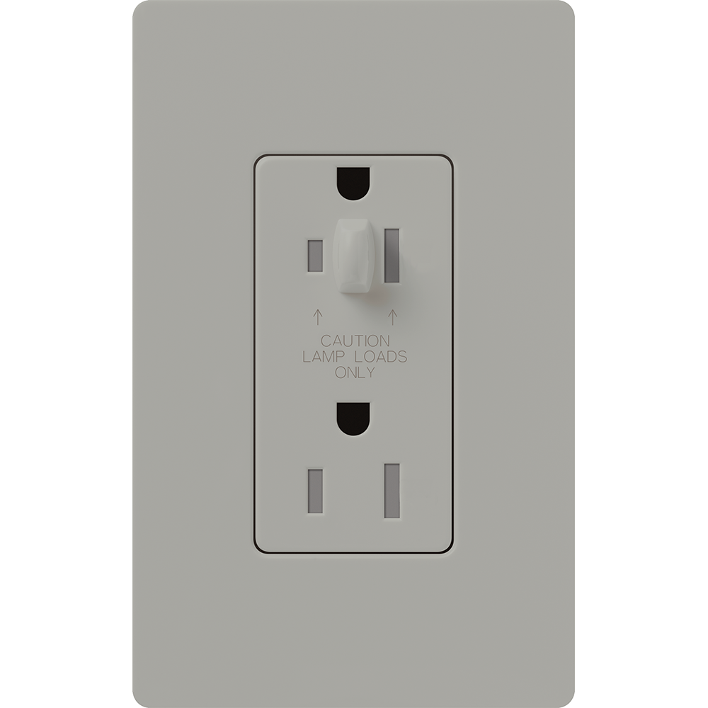 Product image for Lutron NTR-15-HDTR-GR NOVAT 15 A TMPR