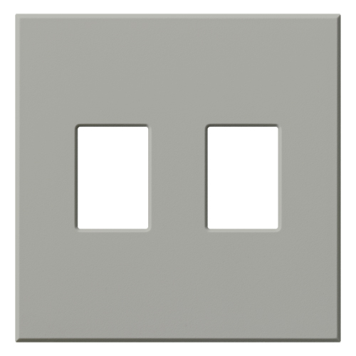 Product image for Lutron VWP-2-GR VAREO WALLPLATE 2GNG G