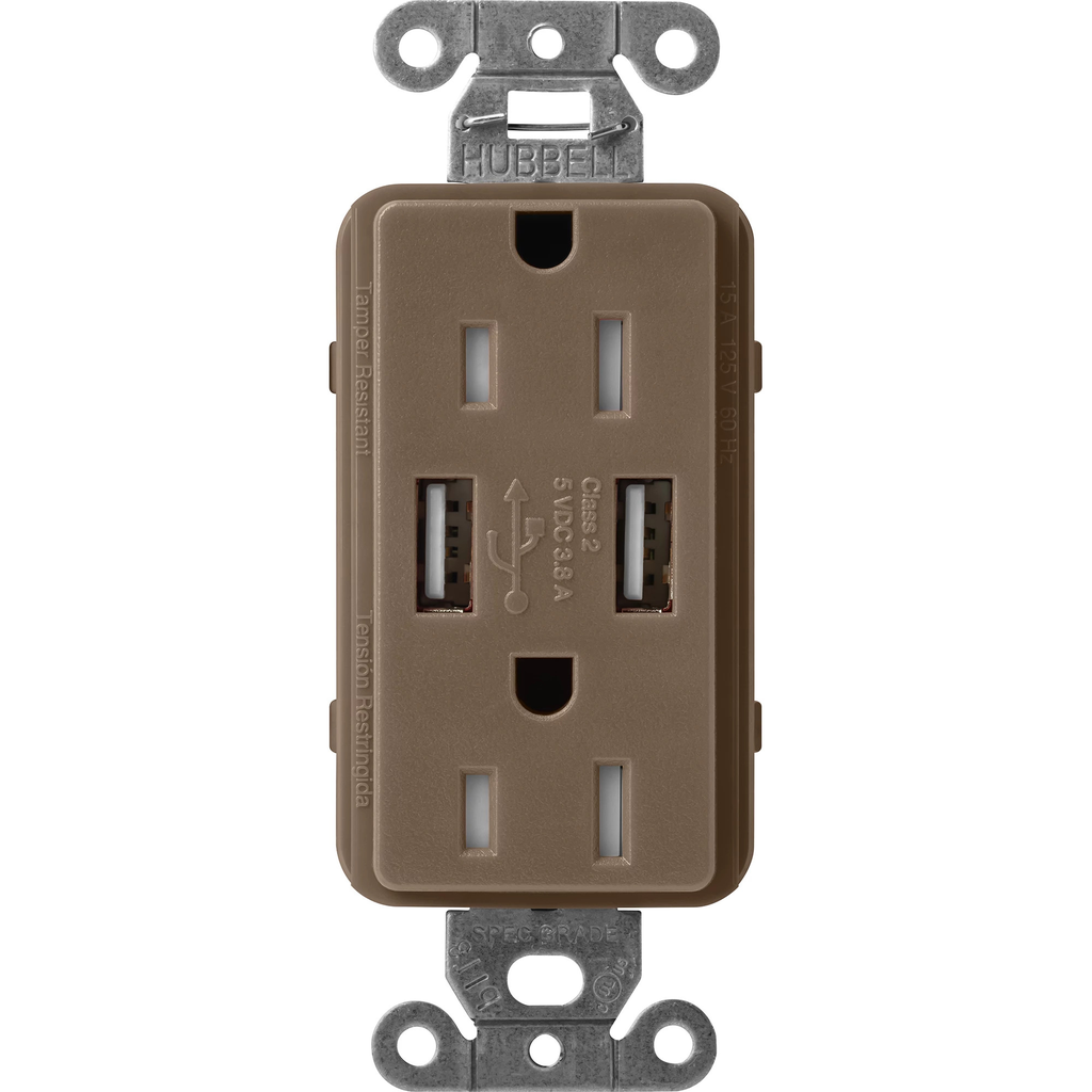 LUT SCR-15-UBTR-EP SATIN 15A USB RE Product image for LUT SCR-15-UBTR-EP SATIN 15A USB RE