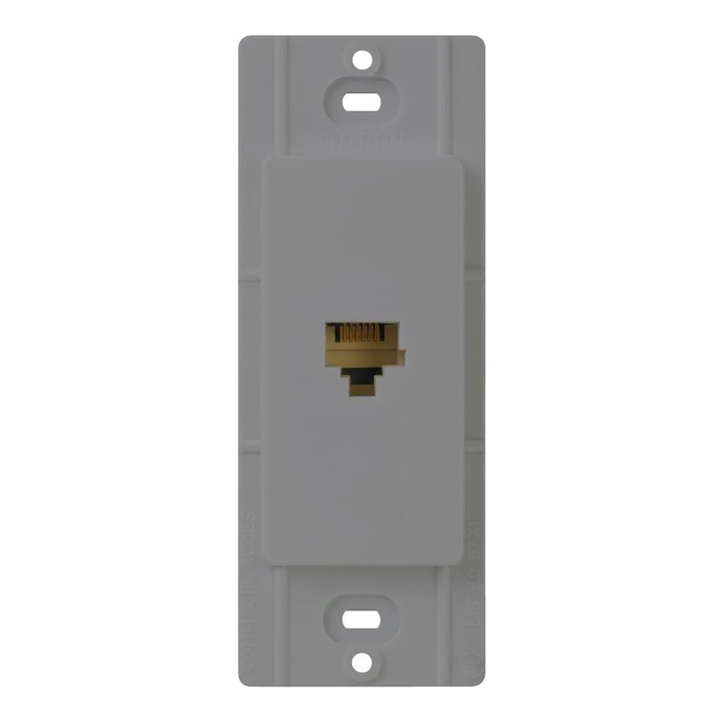 Product image for Lutron CA-PJ-GR CLARO TELEPHONE JACK 6