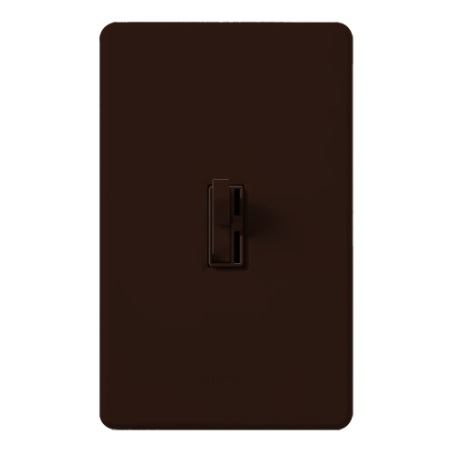 Product image for Lutron AY-10P-BR Ariadni 1000 W Preset Brown Dimmer