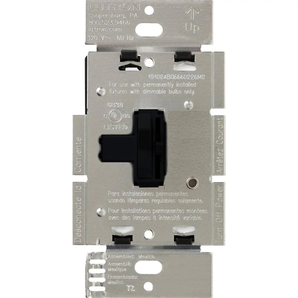 Product image for Lutron AYLV-603P-BL ARIADNI 600VA 3WAY