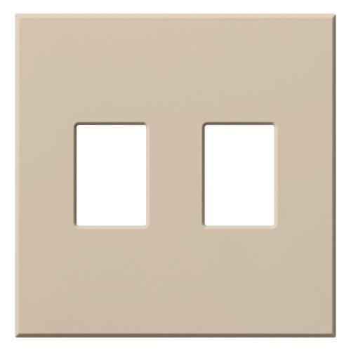 Product image for Lutron VWP-2-TP VAREO WALLPLATE 2GNG T
