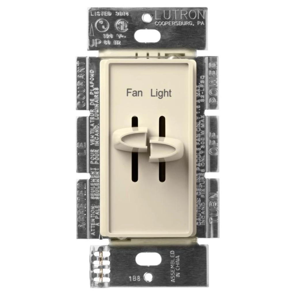 Product image for Lutron S2-LFSQH-AL SKYLARK DUAL LGT/QU
