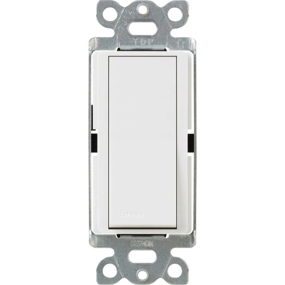 Product image for Lutron CA-3PS-WH 120/277 VAC 15 Amp 3-Way White General Purpose Mechanical Switch