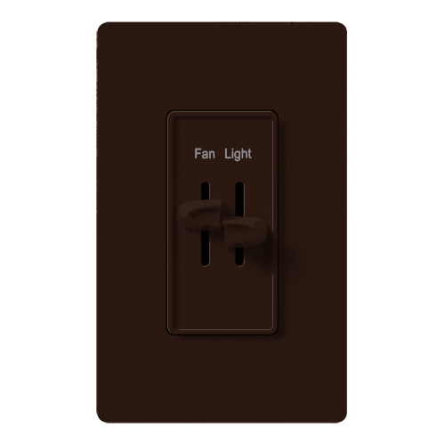 Product image for Lutron S2-LF-BR SKYLARK DUAL FAN/LIGHT