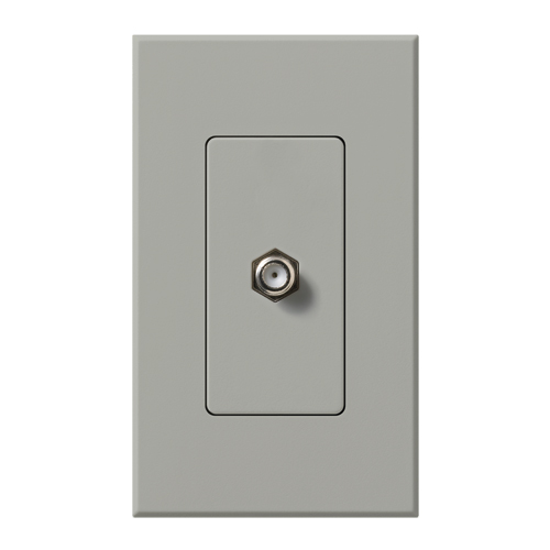 Product image for Lutron NT-CJ-GR NOVA T CABLE TV JACK G