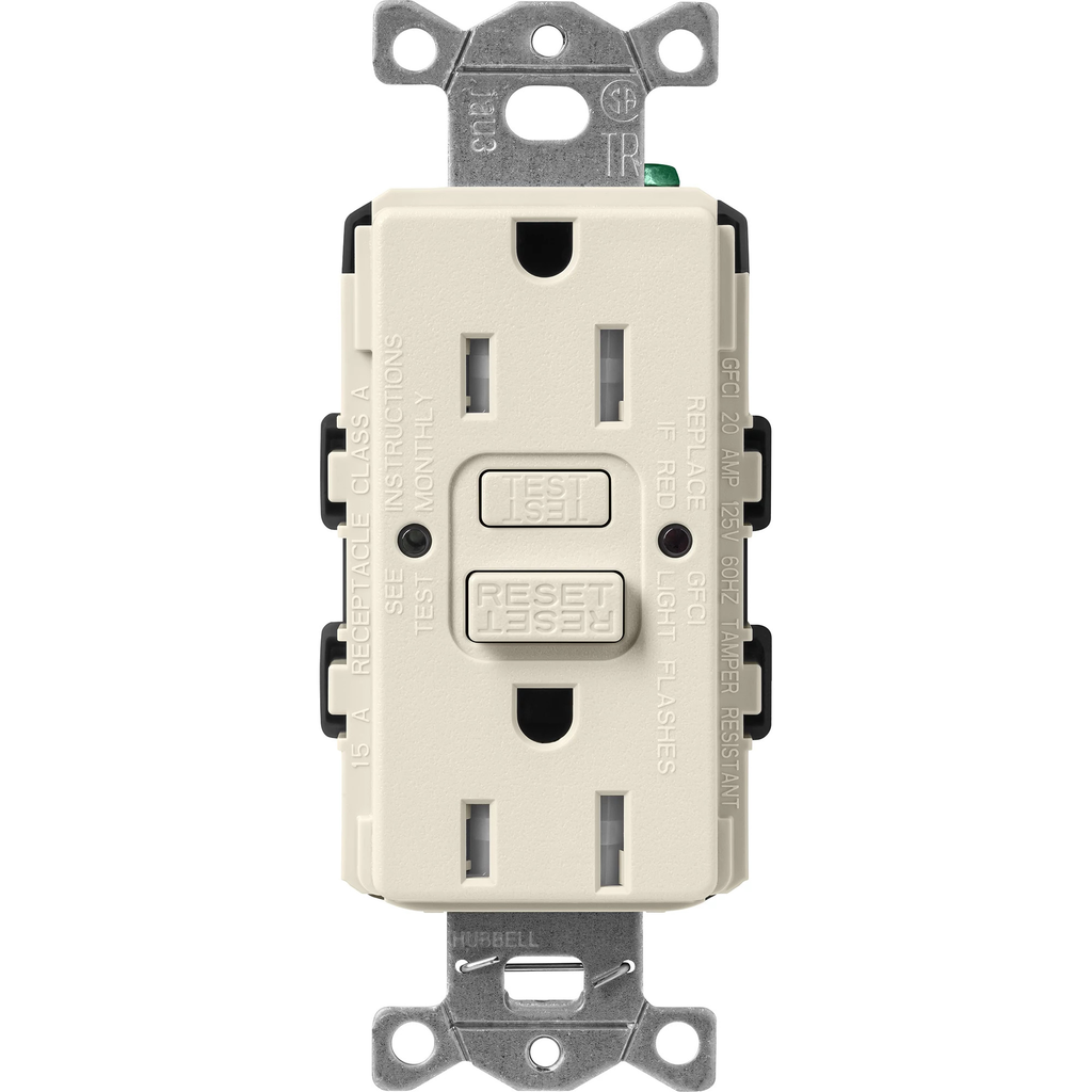 Product image for Lutron SCR-15-GFST-PM SATIN 15A GFCI R