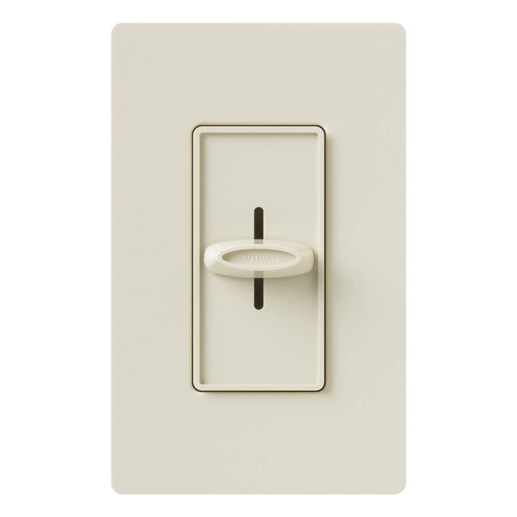 Product image for Lutron SFS-5E-LA 1-Pole 5 Amp 120 VAC Variable Speed Light Almond Slide to Off Fan Speed Controller