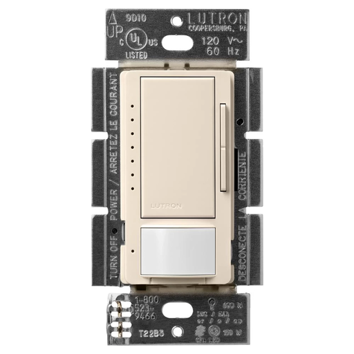 Product image for Lutron MSCL-OP153M-LA Occupancy/Vacancy Sensor, Single-Pole/ Multi-Location - Light Almond