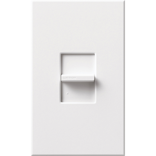 Product image for Lutron NTFS-6E-WH 120 VAC White 1-Pole Variable Speed Fan Control Wall Dimmer