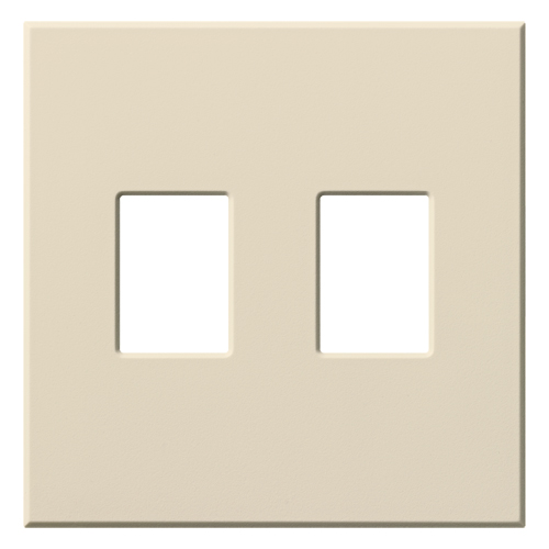 Product image for Lutron VWP-2-LA VAREO WALLPLATE 2GNG L