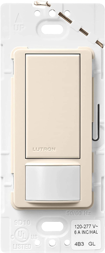 Product image for Lutron MS-OPS6M2-DV-LA Maestro 6 Amp Occupancy Sensor Dual Votage Switch
