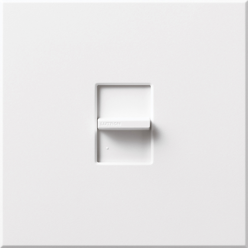 Product image for Lutron NTFS-12E-WH 12 Amp 120 VAC White 1-Pole Variable Speed Fan Control Wall Dimmer