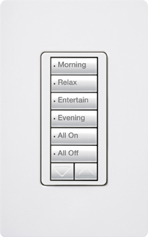 Product image for Lutron RRD-HN6BRL-WH CL RA2 6BRL HYB S