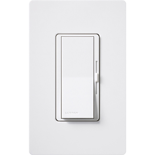 Lutron DVF-103P-277-WH 277 VAC White 1-Pole/3-Way Fluorescent Paddle Switch Preset Slide Dimmer Product image for Lutron DVF-103P-277-WH 277 VAC White 1-Pole/3-Way Fluorescent Paddle Switch Preset Slide Dimmer
