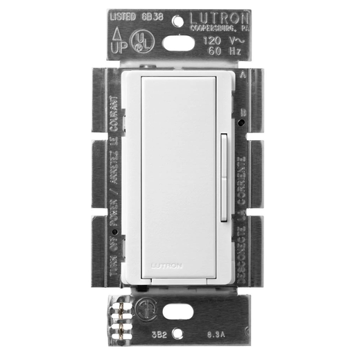 Product image for Lutron MSC-AD-SW 8.3 Amp 120 VAC Snow Multi-Location Companion Dimmer