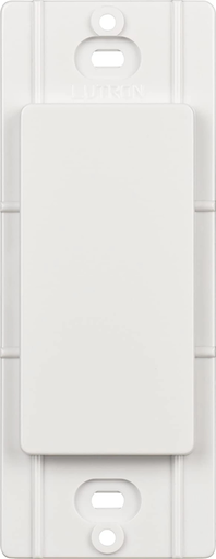 Product image for Lutron DV-BI-WH White Configuration Designer Blank Wallplate Insert