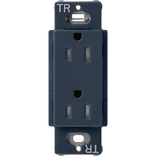 Product image for Lutron SCRS-15-TR-DE SATIN 15A TR REC