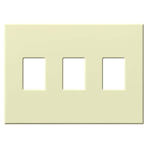 Product image for Lutron VWP-3-AL VAREO WALLPLATE 3GNG A