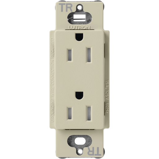 Product image for Lutron SCRS-15-TR-CY SATIN 15A TR REC