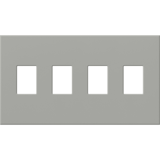 Product image for Lutron VWP-4-GR VAREO WALLPLATE 4GNG G