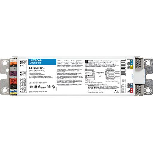 Product image for Lutron EC5T540GUNV3L ECOSYS BST 5 INPU