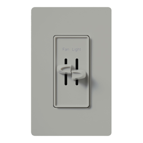 Product image for Lutron S2-LFSQH-GR SKYLARK DUAL LT/QUI