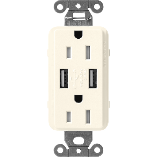 Product image for Lutron SCR-15-UBTR-BI SC 15A USB TAMPE