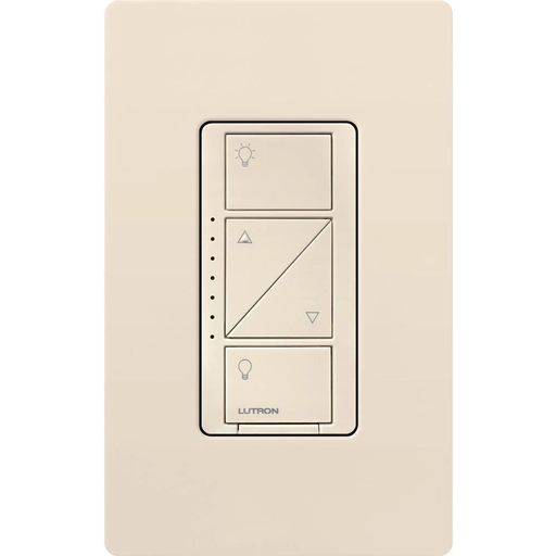Product image for Lutron PD-10NXD-LA 1000 W 120 Volt Light Almond 1-Pole/Multi-Location Dimmer