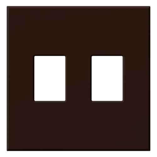 Product image for Lutron VWP-2-BR VAREO WALLPLATE 2GNG B